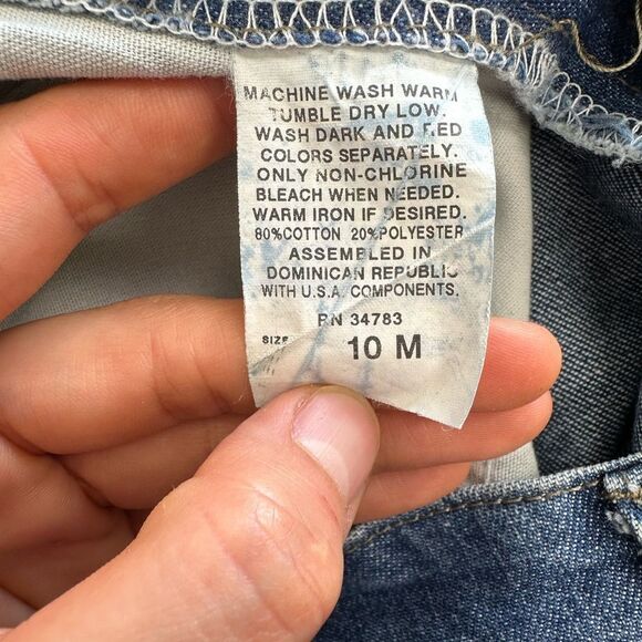 Vintage 90's Lee Blue Denim Maxi Skirt High Rise Straight Fit Size S - Picture 11 of 12